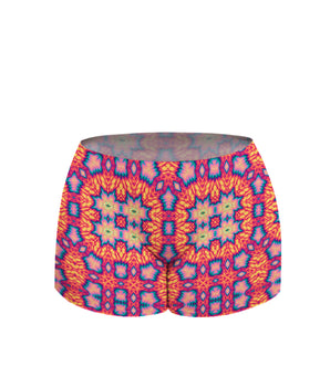 AiraModal™ Retro Kaleidoscope Boxer Boyshort