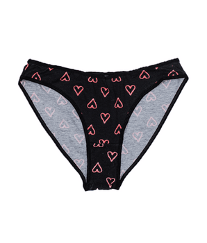 Candy Cane Heart Brief