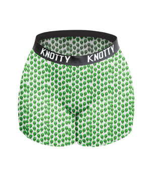 AiraModal™ White & Green Aliens Boxer