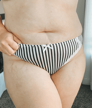 Posy Pink Striped Cheeky