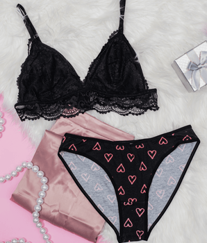 Candy Cane Heart Brief