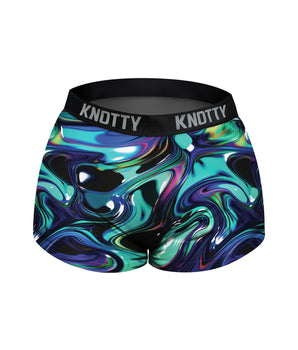 AiraModal™ Navy Paint Cascade Boxer Boyshort