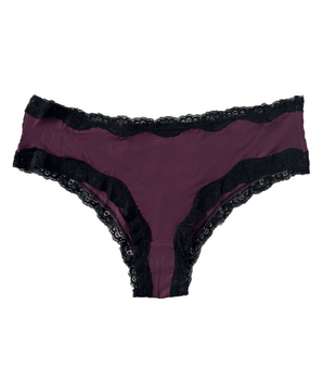 Lace-Up Purple Brief