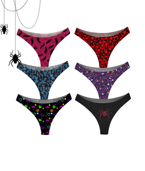 6 Pack Spooky Thongs Bundle