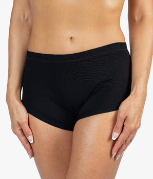 AiraModal™ All-Black Boxer Boyshort
