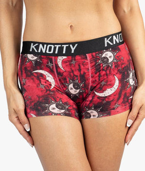 AiraModal™ Crimson Cosmos Boxer Boyshort