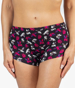 AiraModal™ Cute Cat Cherubs Boxer Boyshort