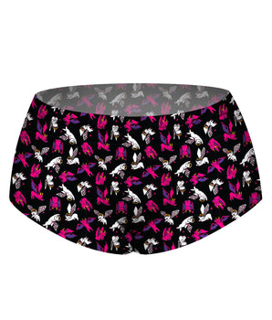 AiraModal™ Cute Cat Cherubs Boxer Boyshort
