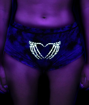 AiraModal™ Death Do Us Part Glowing Boxer Boyshort