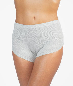 AiraModal™ Heather Grey Boxer Boyshort