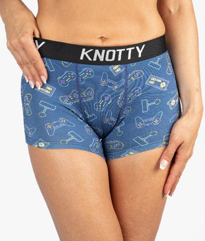 AiraModal™ Pixel Arcade Boxer Boyshort