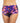 AiraModal™ Purple Spiral Tie-Dye Boxer Boyshort