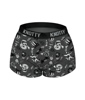 AiraModal™ Retro Spooky Toons Boxer Boyshort