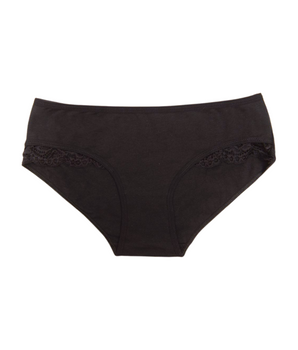 Black Magnolia Cotton Briefs