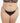 Luxe Satin Thong - Black