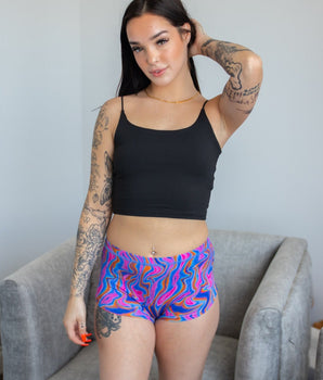 AiraModal™ Psychedelic Neons Boxer Boyshort