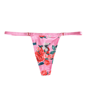 Blooming Romance Strappy Thong