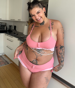 Pink Compression Waffle Bralette