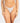 Shimmering Silver Cotton Thong