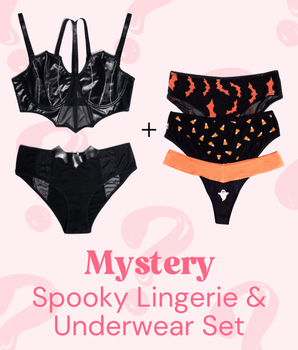 Mystery Spooky Lingerie & Underwear Set