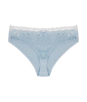 Pastel Sky Blue Lace Brief