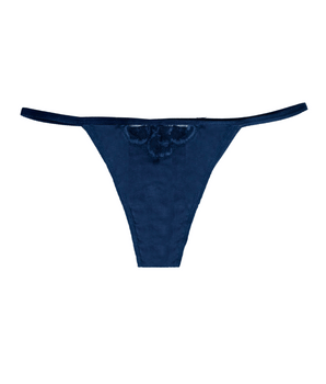 Royal Blue Cotton G-String